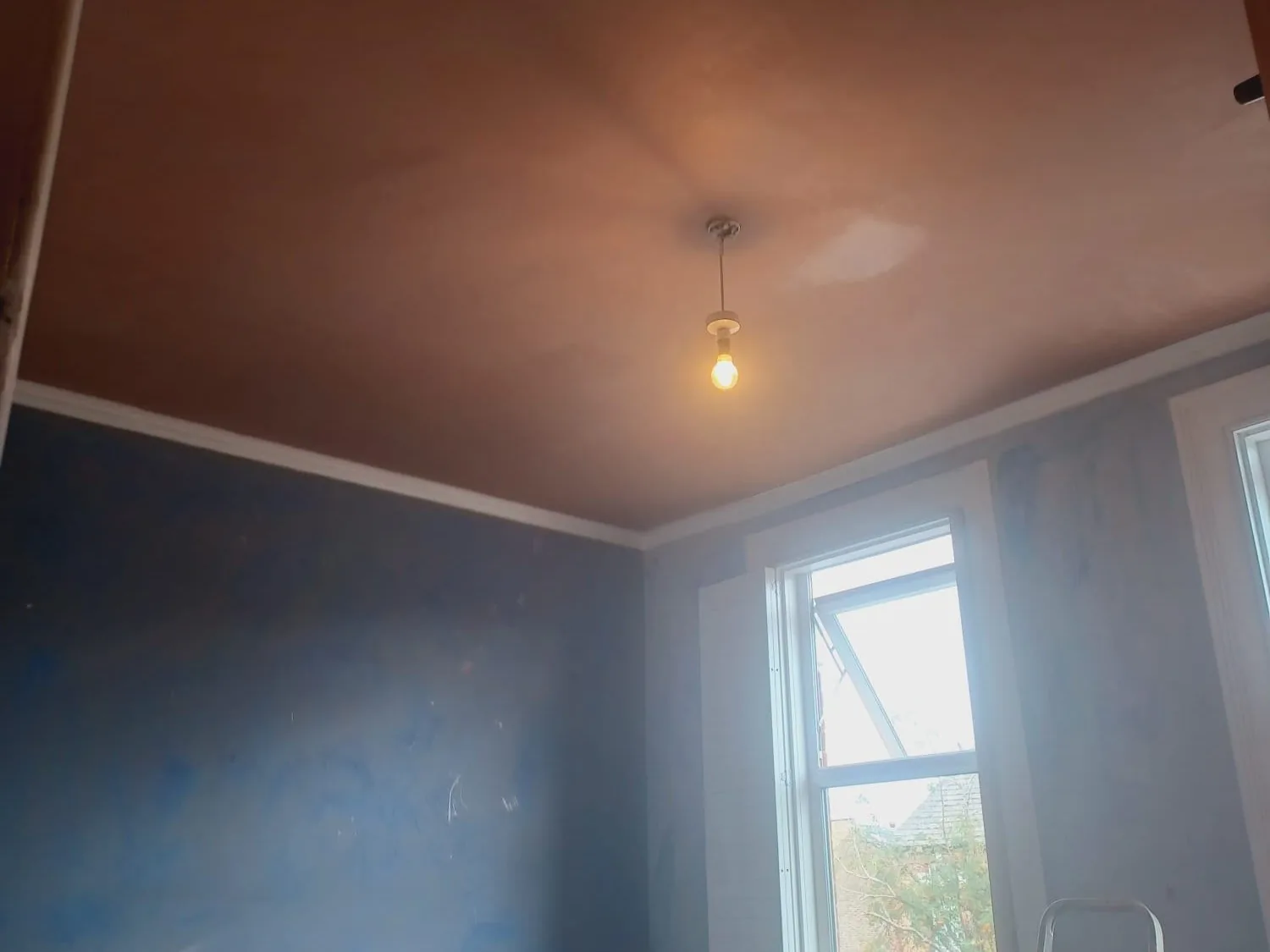 Finished plastering ready for the decorator