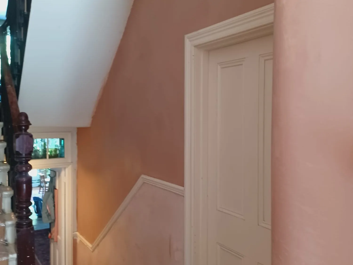 Plastered ceiling and walls completed in a London property